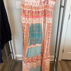 Bohemian Multicolor Maxi Skirt